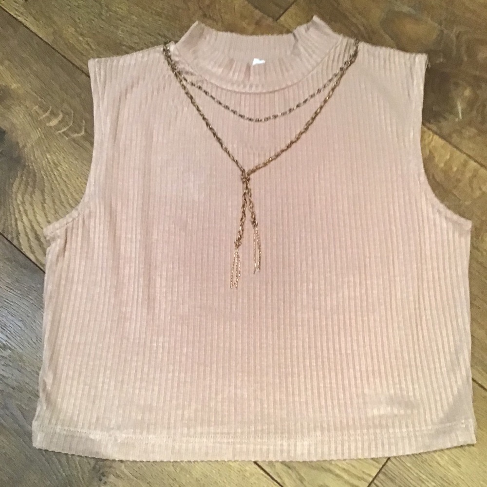 TWO LIGHTWEIGHT SOFT RIBBED STRETCHY CROP TOPS - Picture 8 of 13